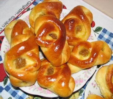 Вкусные булочки из дрожжевого теста с начинкой