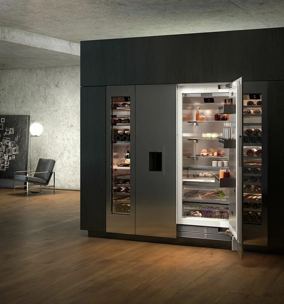 Гагенау. Винный шкаф Гаггенау. Винный холодильник Гагенау. Gaggenau rw414364. Встраиваемая техника Gaggenau.
