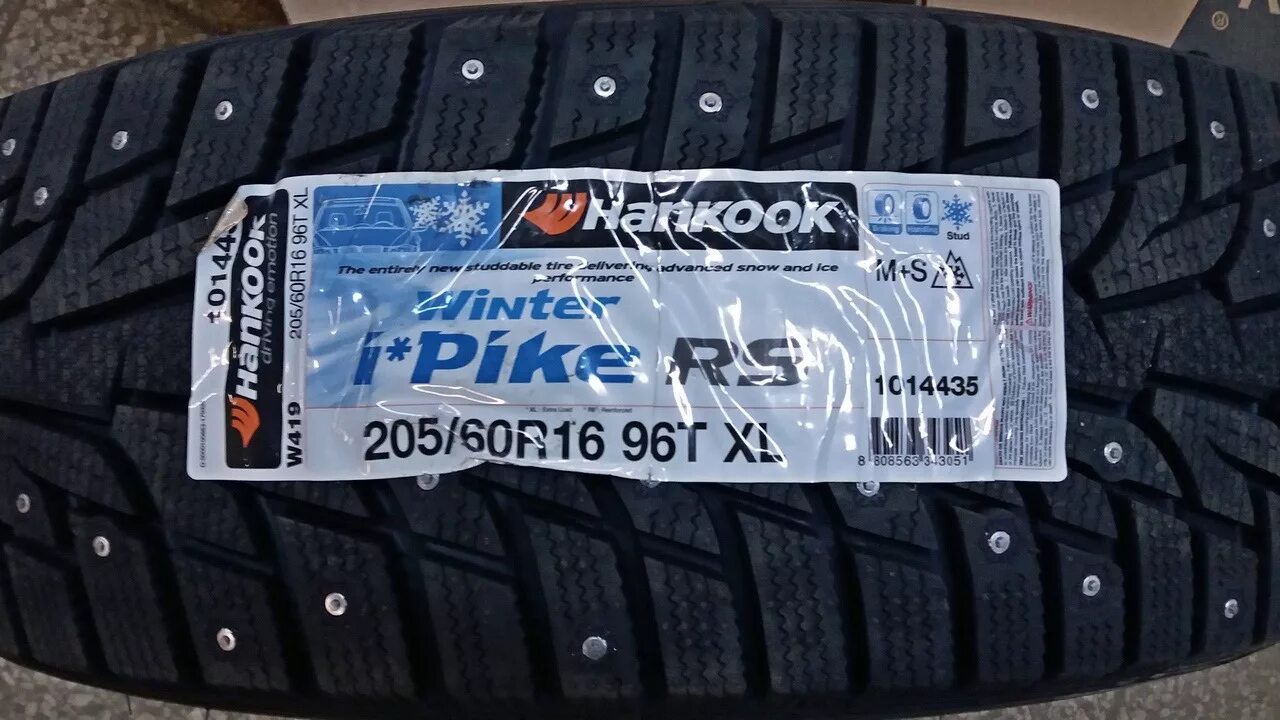 Hankook w419 i Pike RS 205/60 r16 96t XL (шип). Ханкук 419. 205/60/16 Hankook Hankook w429 XL 96t. Hankook 205/60 r16. Купить шины ханкук r16