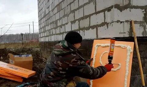Установка пеноплекса