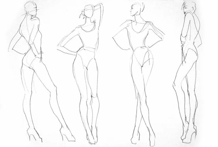 Pin su фигурины&для&эскизов Disegni di moda, Disegno di moda, Schizzi di moda