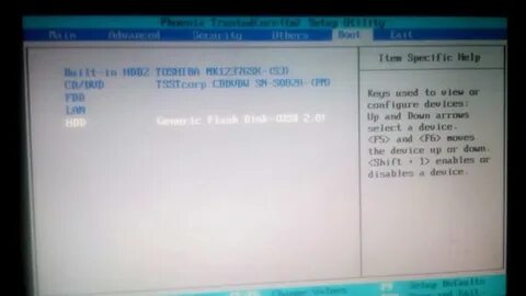 Ноутбук packard bell биос