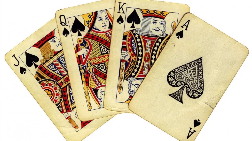 Игральные карты. Старинные игральные карты. Веер игральных карт. Колода карт на прозрачном фоне. Король пик туз пик