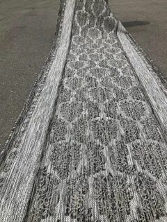 Ковровая дорожка серый