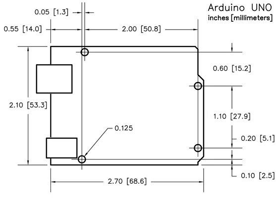 Ардуино уно чертеж платы. Габариты ардуино уно. Размеры платы ардуино уно. Arduino uno Размеры.