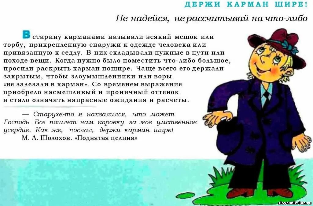 Фразеологизм вкладывать во что либо всю душу. Держи карман шире фразеологизм. Держать фразеологизм. Держать карман шире фразеологизмам. Набить карман фразеологизм.