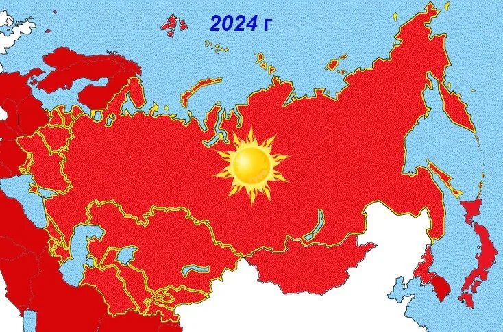 Карта россии сейчас 2024
