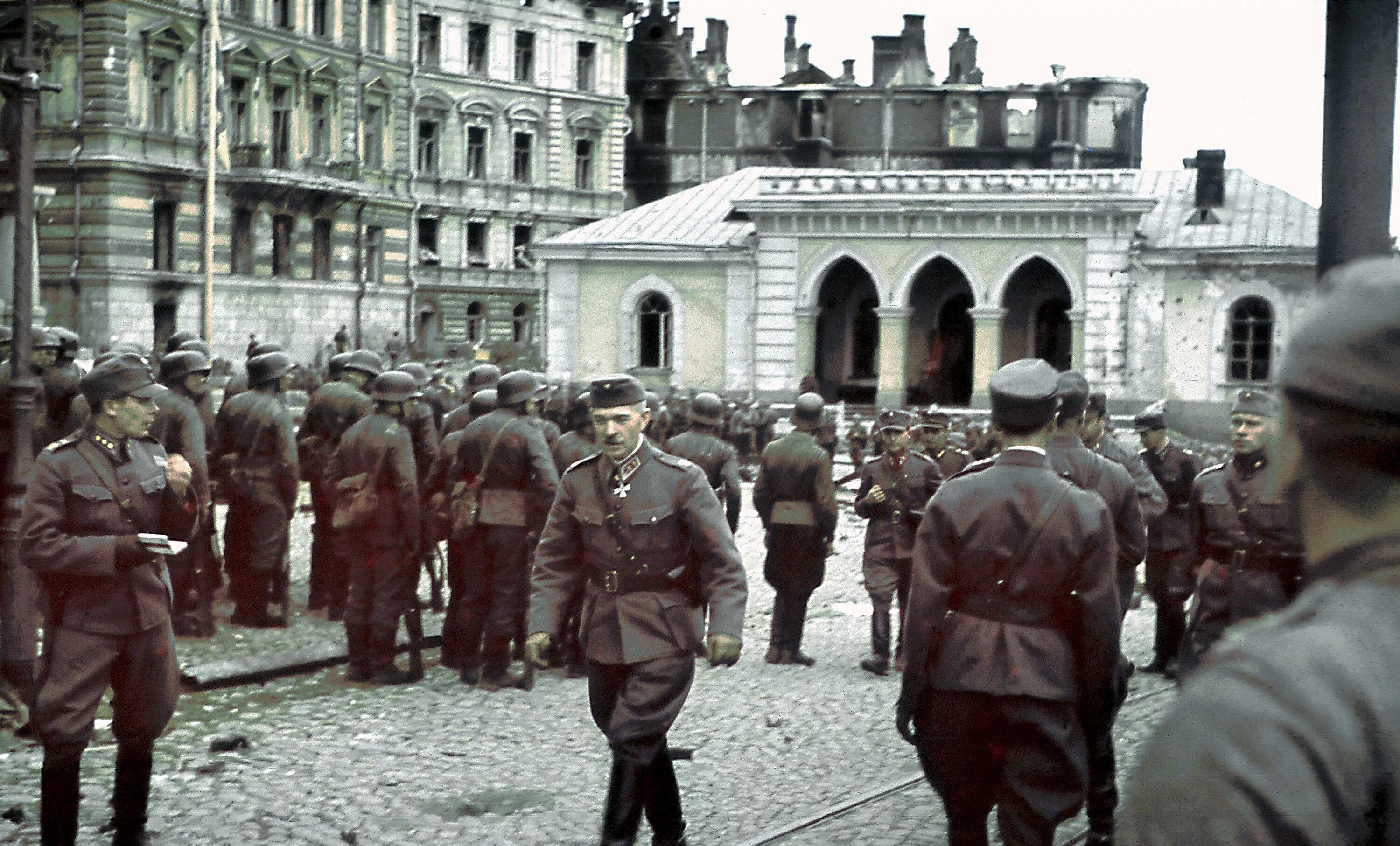 Выборг Финляндия 1940 парад. Выборг в 1941 году. Парад финских войск в Выборге. Выборг парад финских войск 1941.