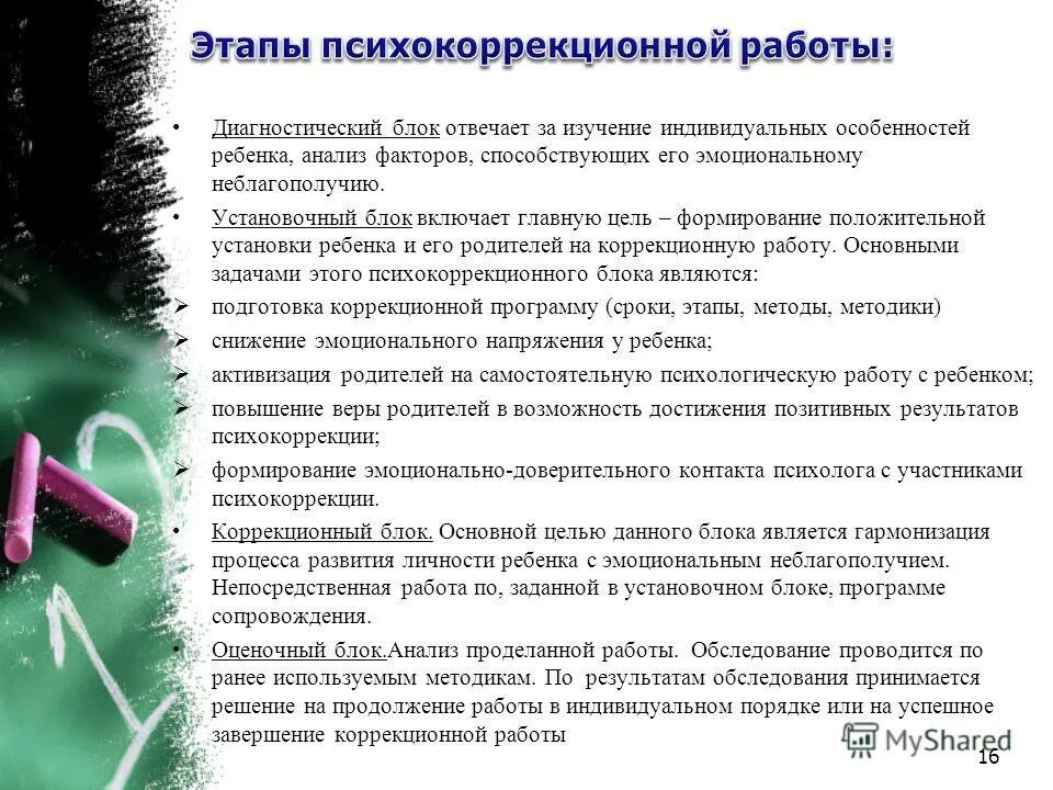 этапы психокоррекции. основные принципы психологической коррекции. методы психологической коррекции детей. виды психокоррекции. основные стадии индивидуальной психокоррекции.