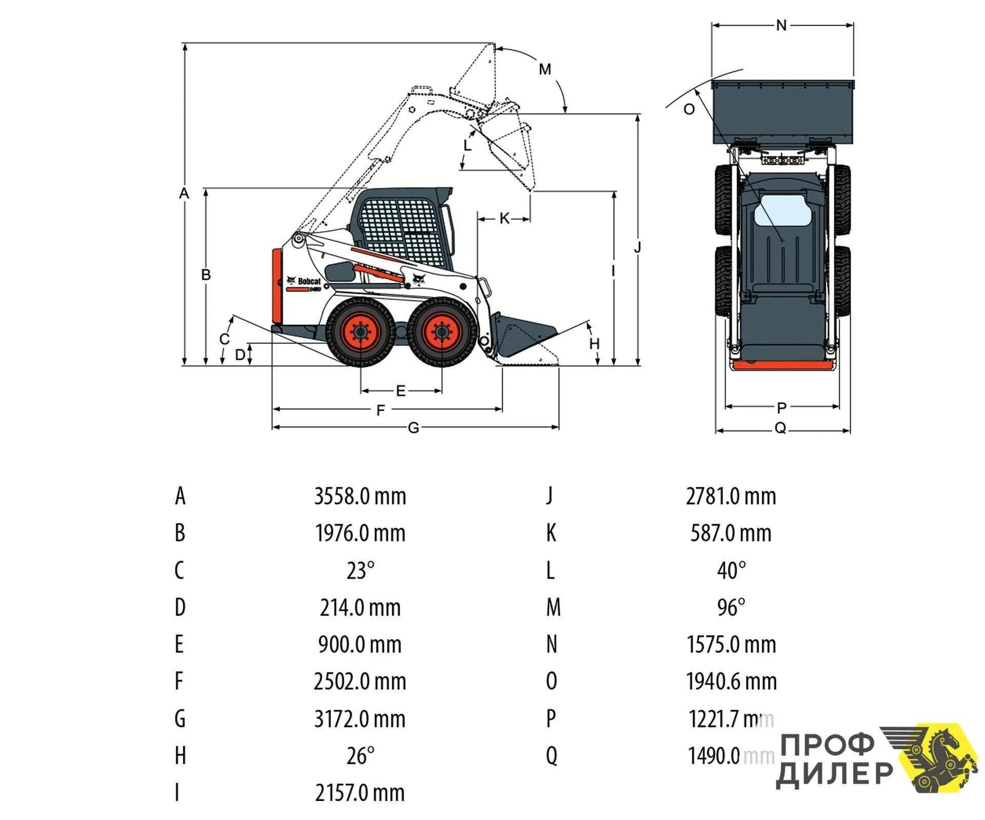 Погрузчик bobcat характеристика. Габариты погрузчика Бобкэт s100. Бобкэт 175s чертёж. Bobcat s130 габариты. Габариты минипогрузчика Bobcat s130.