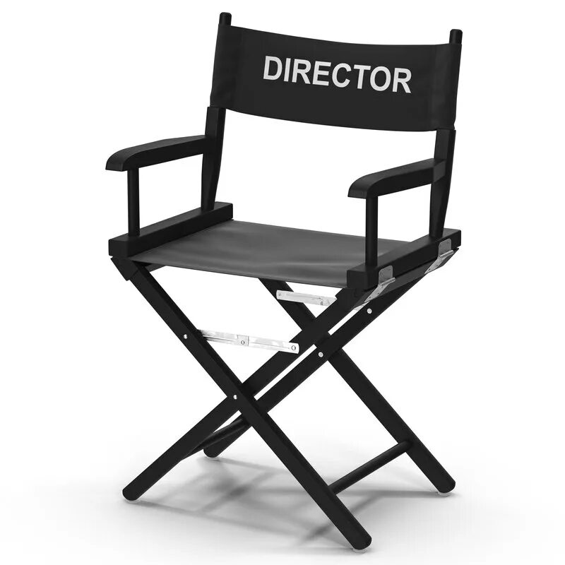Стул кинорежиссера. Director chair. Стул режиссера. Режиссерский стульчик. Стул визажиста деревянный.