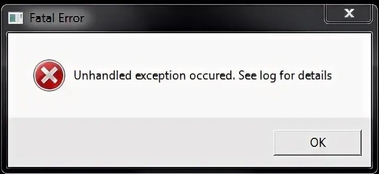 Fatal error unhandled access violation reading. Ошибка unhandled exception occurred see log for details. Фатальная ошибка игры. Unhandled exception в сталкер. Fatal Error при запуске.