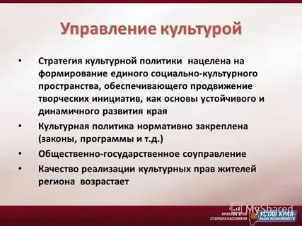 Новая культурная стратегия