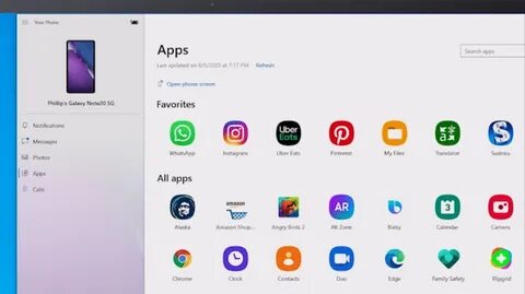 Поддержка android приложений в windows