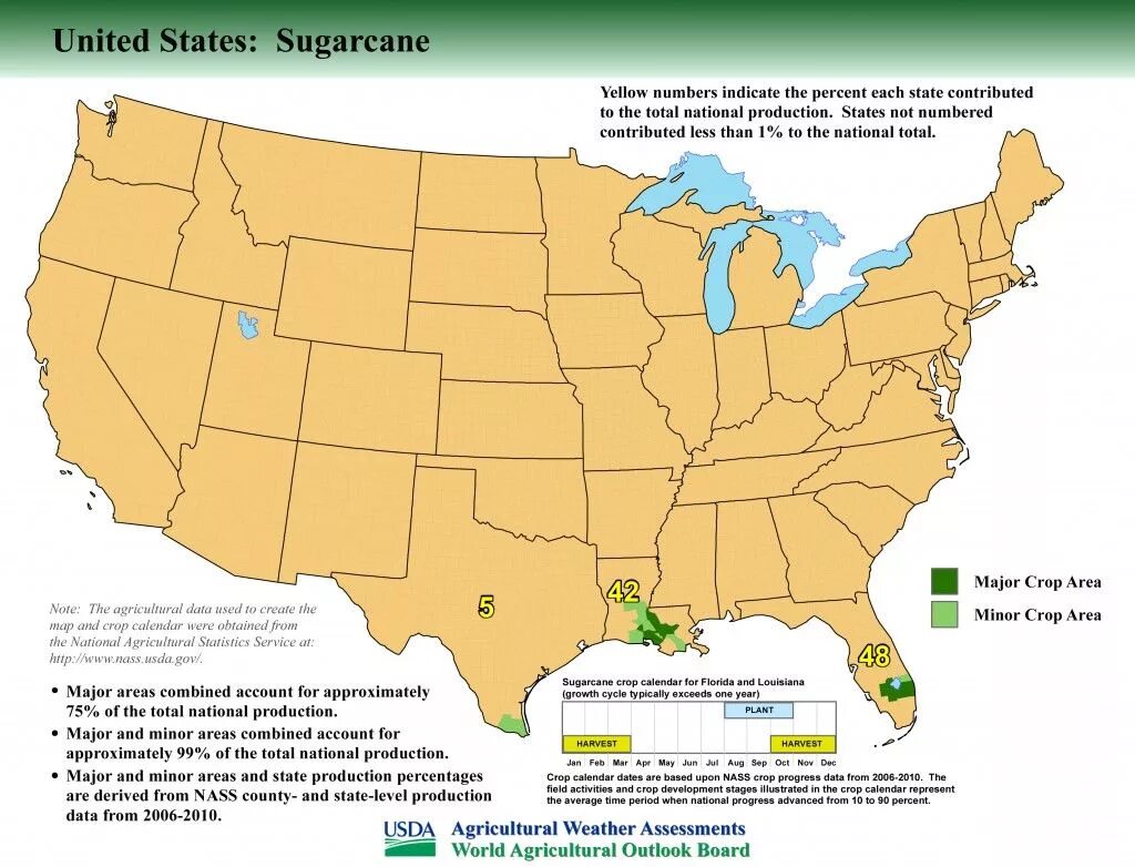 Карта США. Сахарный тростник США штаты. Сахарный тростник на карте. Total area США карта. Major areas