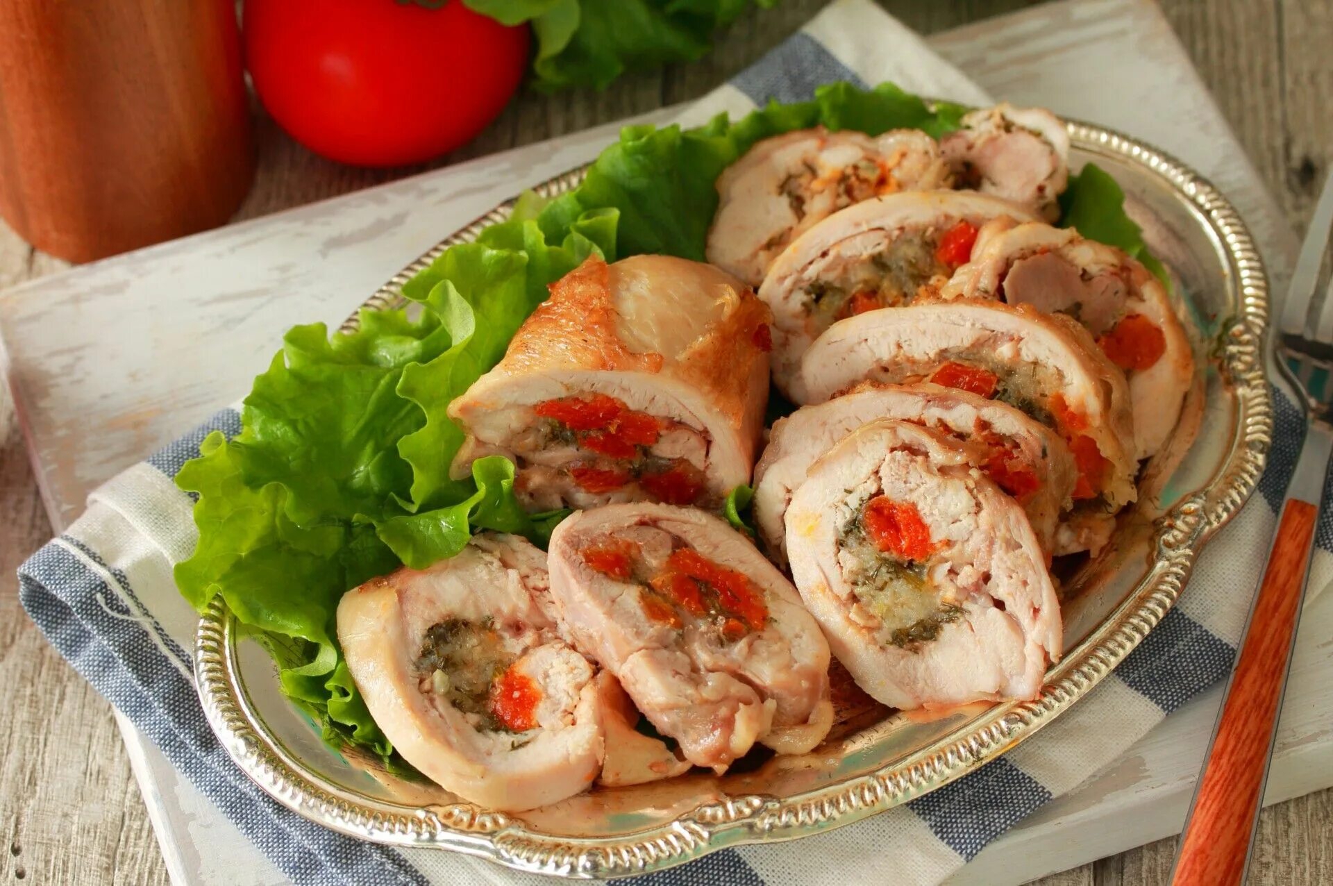 Куриные куриные рулетики с начинкой Рецепт Идеи для блюд, Кулинария, Еда