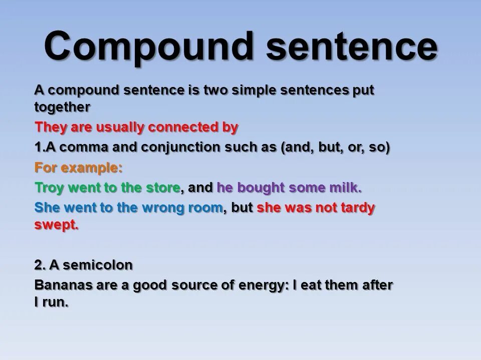 Compound sentence. Complex sentence and Compound sentence. Compound sentence в английском языке. Simple and Compound sentences.