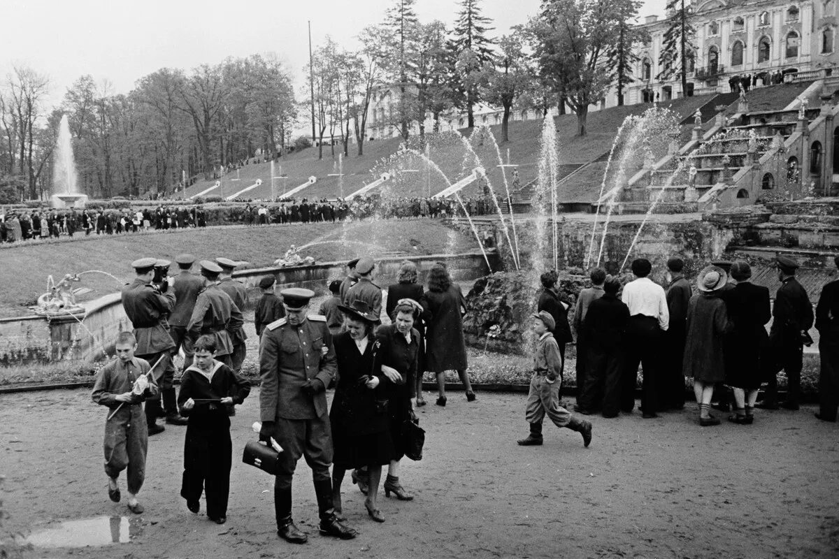 Черных в советское время. Петергоф 1940. Петергоф 60-е годы. Петергоф в 60-80е годы. СССР 1940 год.