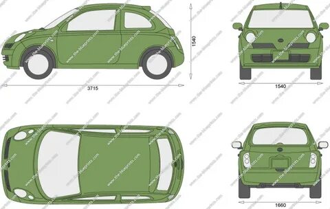 Nissan micra размеры