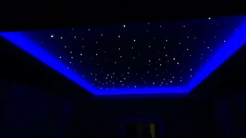 Светодиодная люстра звездное небо