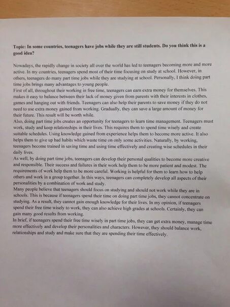 Because in my opinion. Part time job эссе. Part-time job for teenagers топик. Part time jobs for teenagers примеры. All teenagers should have Part-time job эссе.