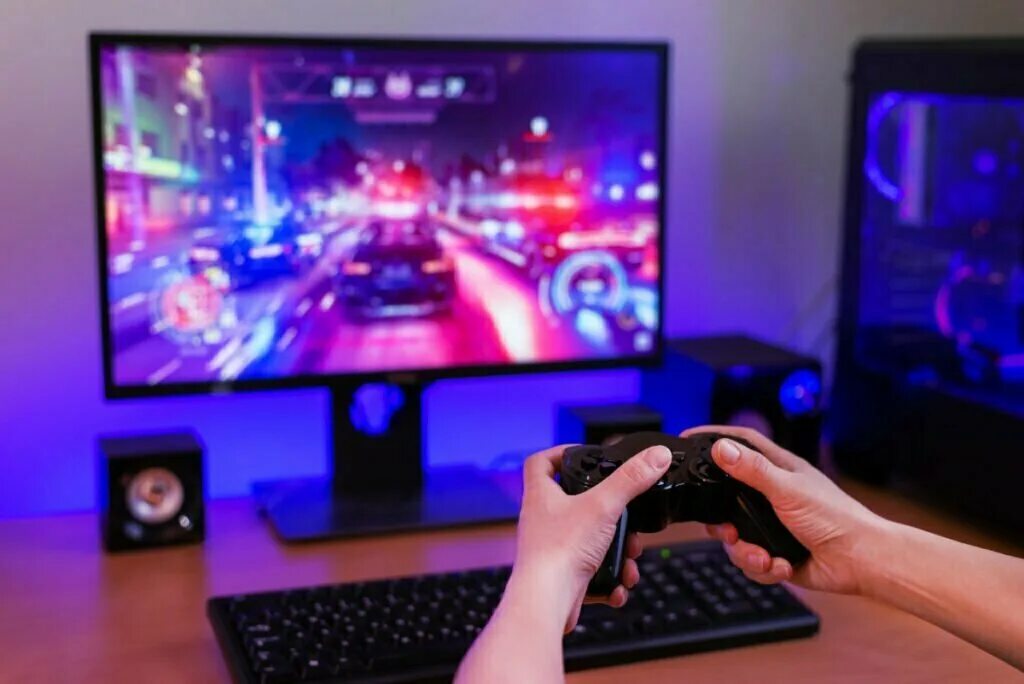 Новый игровой. Крутой компьютер. Компьютер 2022. Новый игровой. Игры для пк в которых надо двигаться перед экраном.