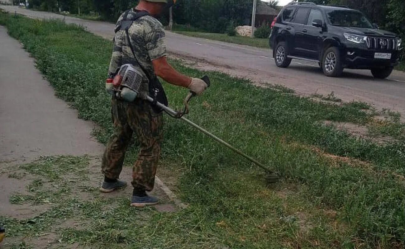 Рп 5 самойловка. Покос травы. Косьба травы. Покос травы вдоль обочин. Покос травы на обочине дороги.