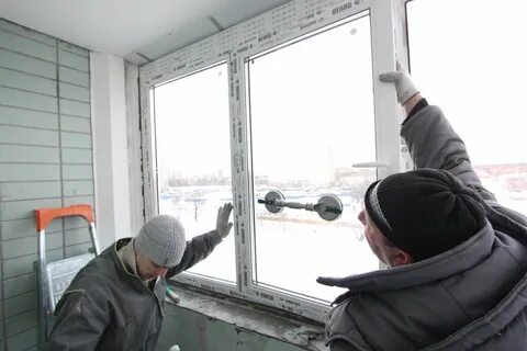 Зимняя установка пластиковых окон