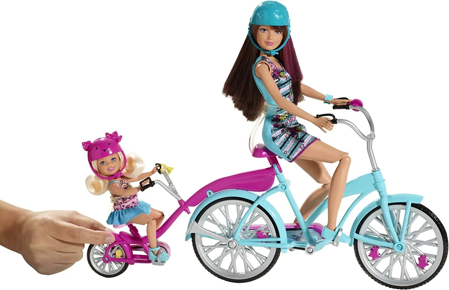 Куклы Барби сайклс. Барби на велосипеде.