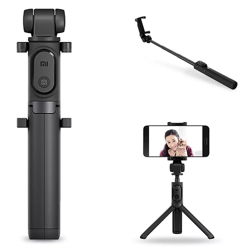 Xiaomi mi bluetooth selfie. Монопод Xiaomi mi selfie Stick Tripod. Монопод-штатив Xiaomi mi selfie Stick Tripod Bluetooth Black. Штатив ксиоми для телефона. Ксиоми штатив под телефон.