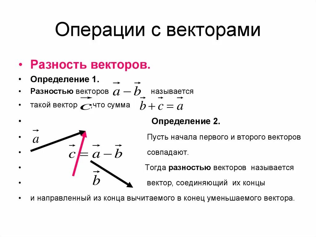 Вектор линейные операции. Основные операции с векторами формулы. Понятие вектора. Векторы операции над векторами. Линейные действия над векторами.