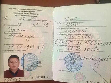 Как получить временный вид на