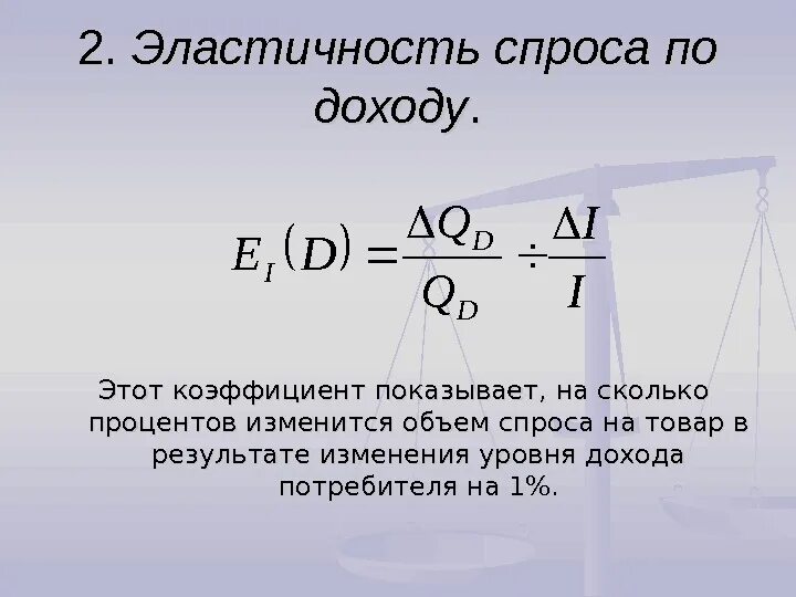 Укажите на сколько процентов изменится располагаемый. Эластичность спроса по доходу теория. Эластичность дохода формула. Коэффициент эластичности спроса формула. Коэффициент эластичности спроса по доходу формула.