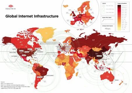 Карта скорости интернета
