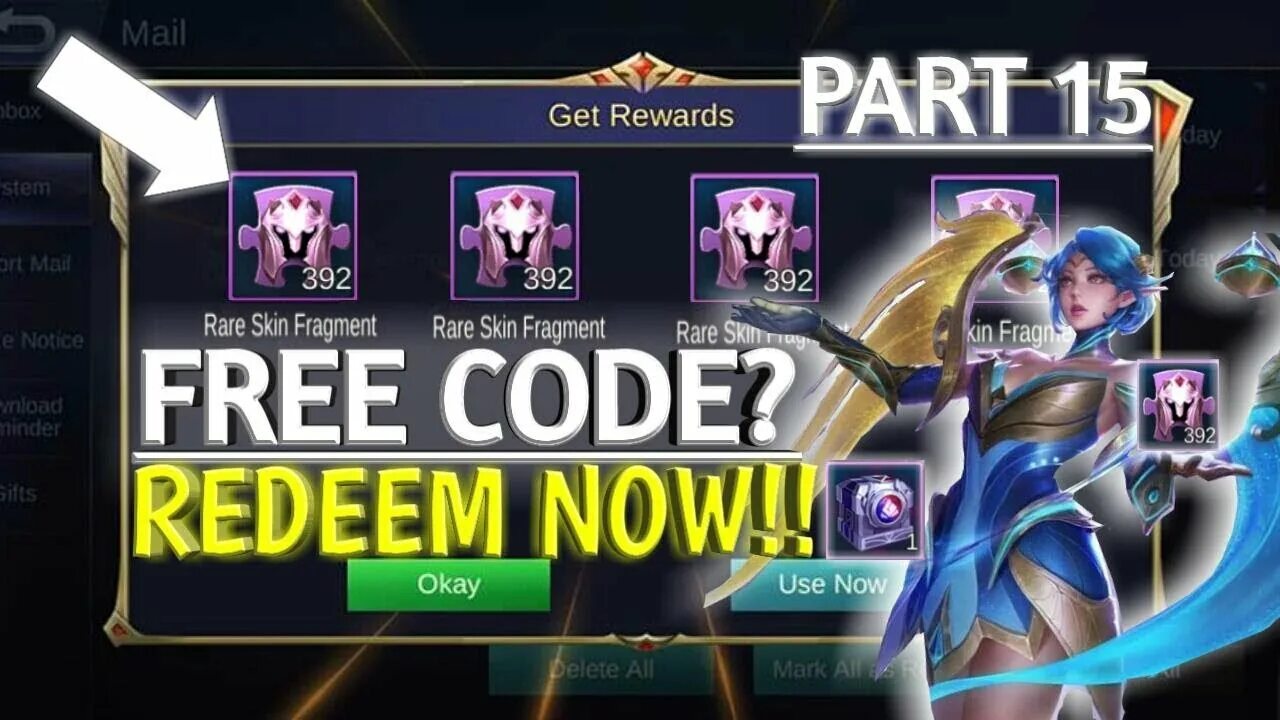 Mobile legends codes. Mobile legends bang bang redeem code.