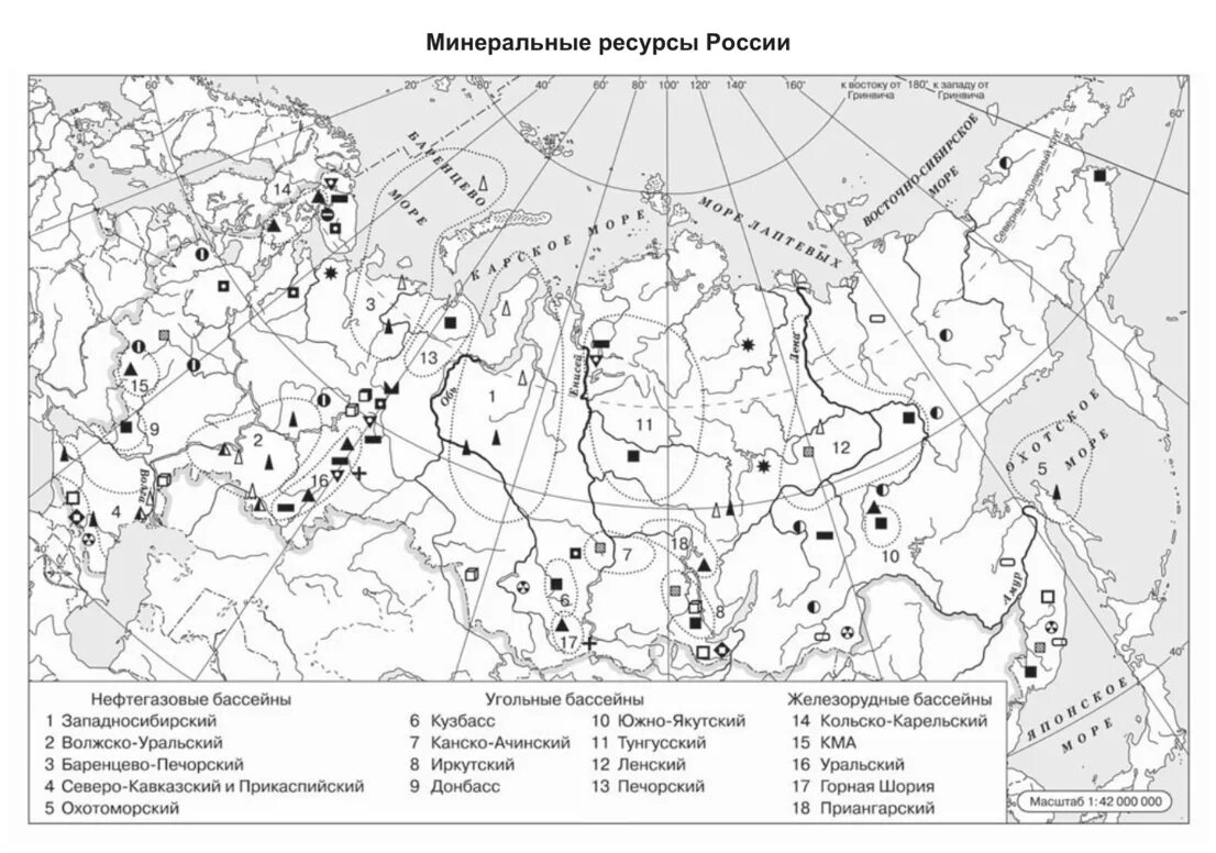 Контурная карта полезных ископаемых россии. Карта расположения полезных ископаемых в России. Карта месторождений полезных ископаемых России. Крупнейшие месторождения полезных ископаемых России контурная карта. Полезные ископаемые России на карте.