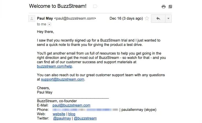 Use another email. Buzzstream email. twitter support team emails. example of mail to head directory. email example customer support.