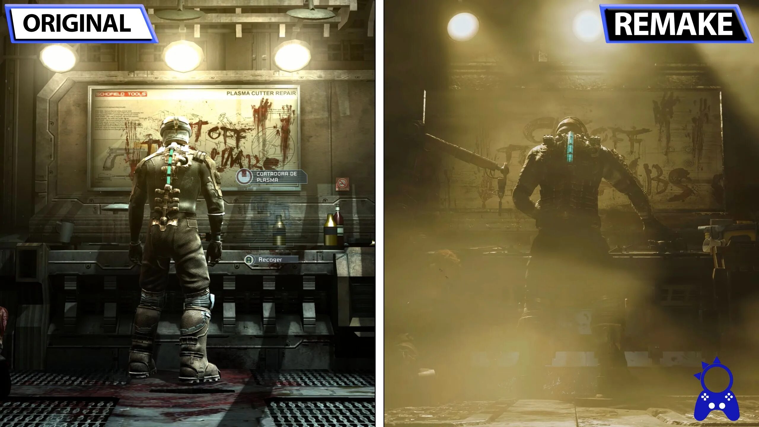 Remake dead. Dead space оригинал и ремейк. dead space ремейк сравнение.
