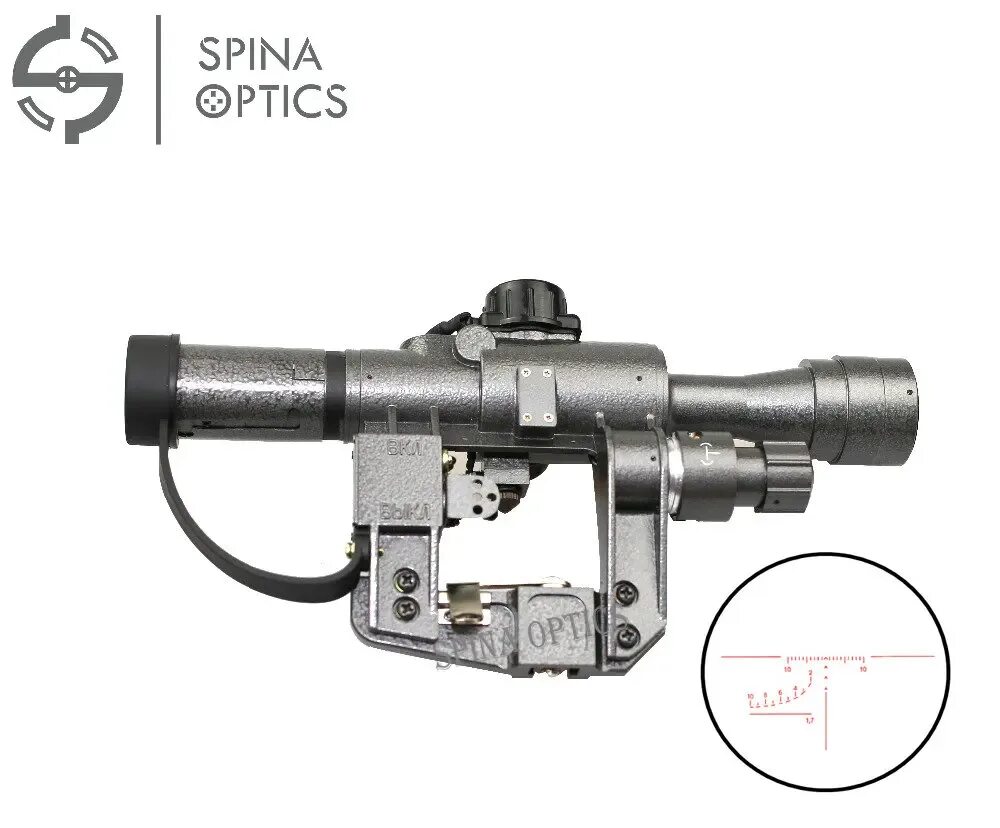 Spina Optics SVD 1/30. Оптика для СВД армейская. Купить оптику на СВД.