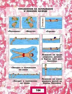 Какие упражнениях воде