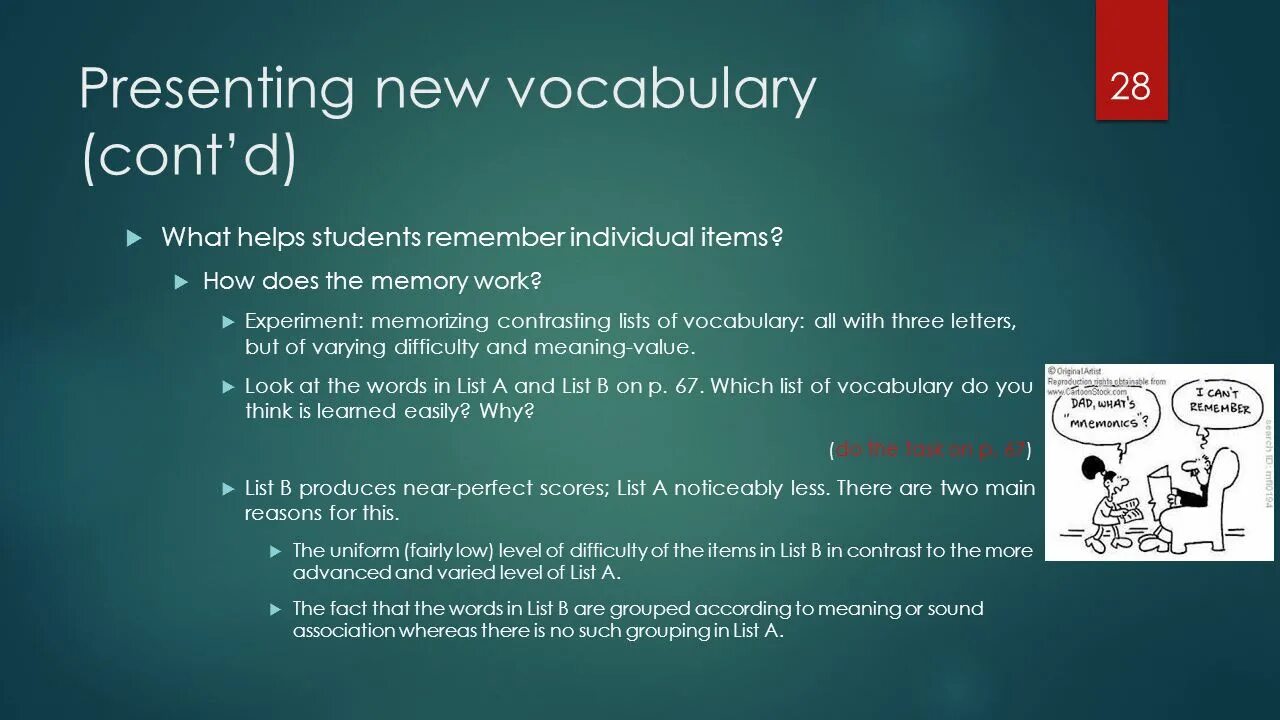 Presentation new. Presenting vocabulary. ways to present vocabulary.. new vocabulary. ways of presenting vocabulary.