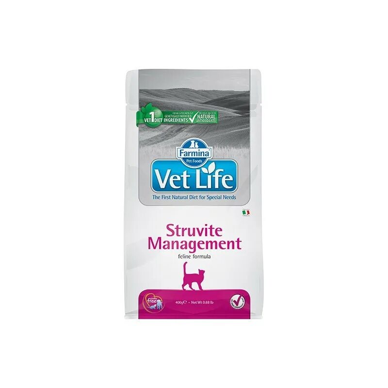 Vet life cat struvite. Фармина Струвит менеджмент для кошек. Vet Life Struvite для кошек. Корм Фармина Струвит для кошек. Фармина Уринари для кошек.