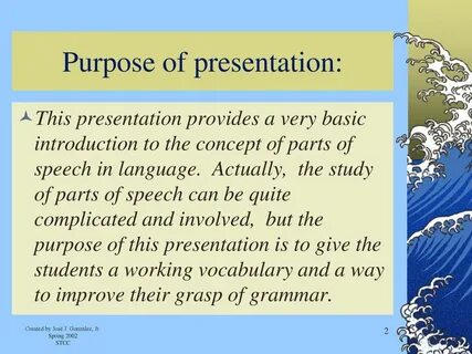 Purpose of study
