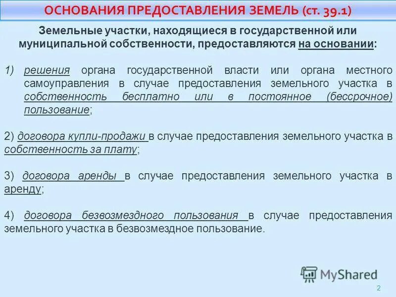 Основания предоставления земельного участка. Основания приобретения земельных участков. Основание на выделение земельного участка. Порядок и основания выделения земельного участка. На основании предоставленных ему прав