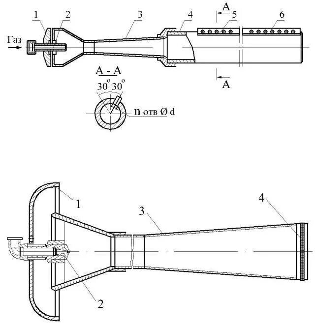 Инжекционная газовая горелка чертежи. Инжекционная газовая горелка для Горна чертежи. Инжекционная газовая горелка Кузнецова. Газовая горелка ГП-3 чертежи.