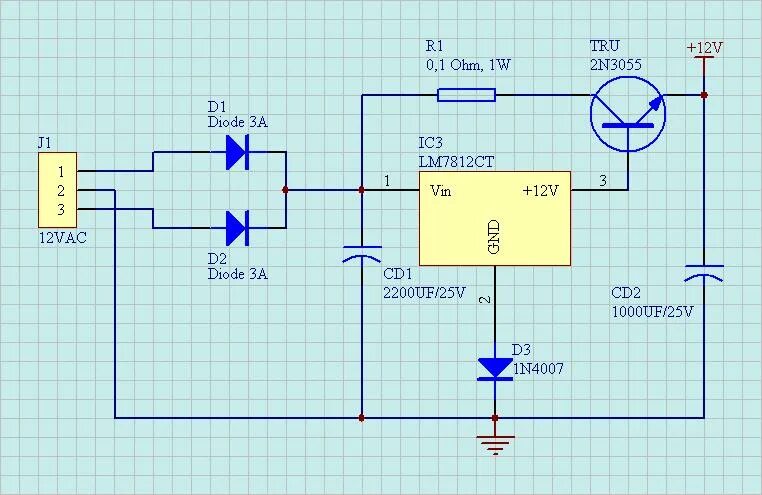 7812 блок питания схема Pin on DC power supply