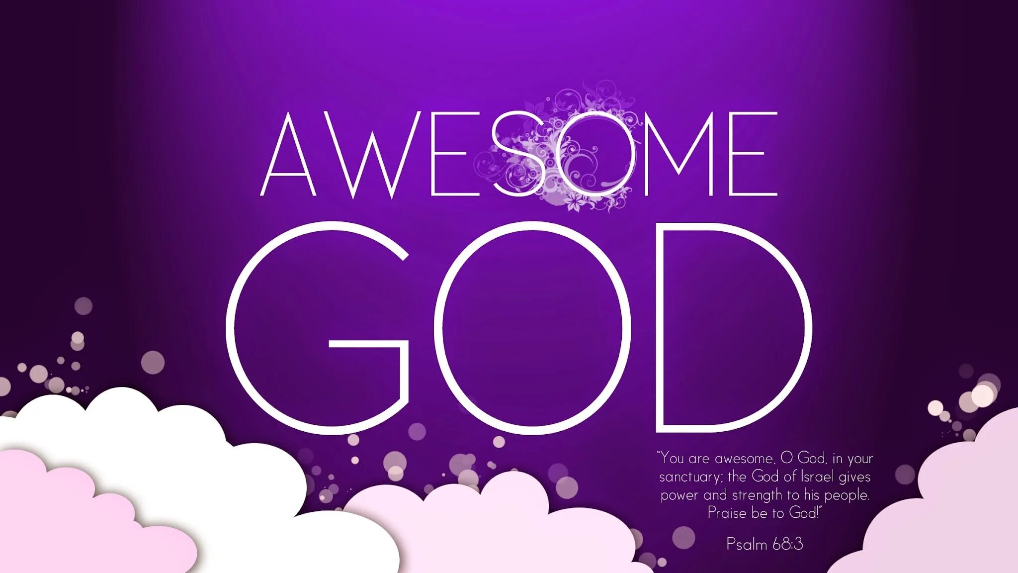 Our God is Awesome God. God is you. Our God is an Awesome God Techno.