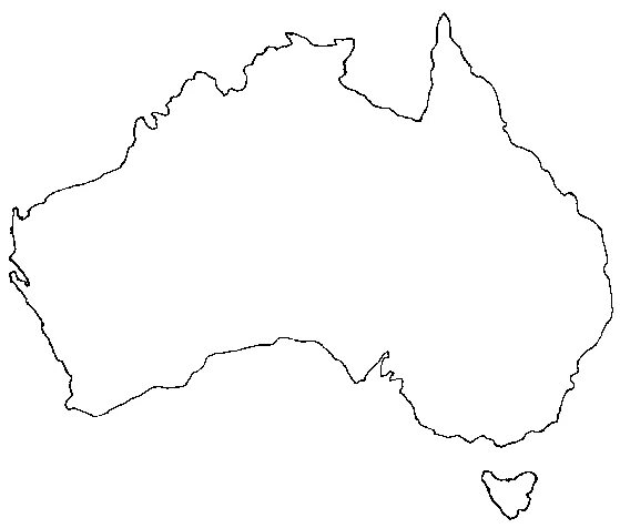 Материк Австралия печатать. Материки раскраска для вырезания Австралия. Австралия контур с городами. Природные зоны Австралии раскраска по зонам.