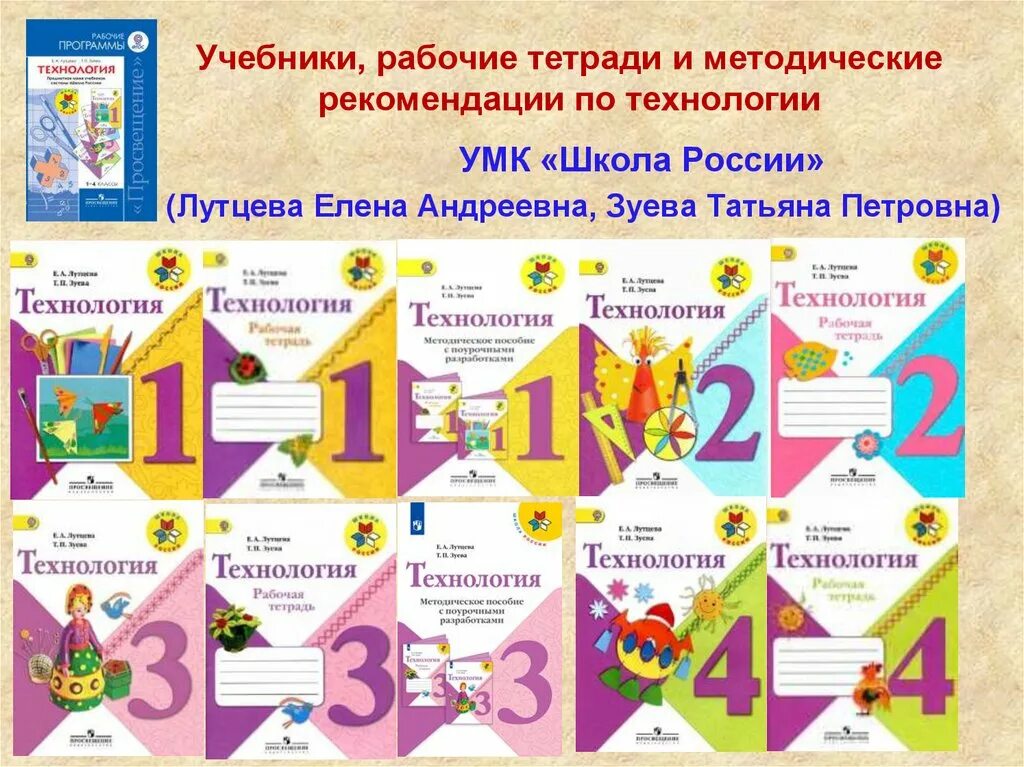 Умк школа россии начальных классах. Учебник технологии УМК школа России ФГОС 1-4 классы. Рабочая тетрадь по технологии 1 класс Лутцева программа школа России. УМК школа России Лутцева Зуева. УМК школа России 4 класс технология учебник.