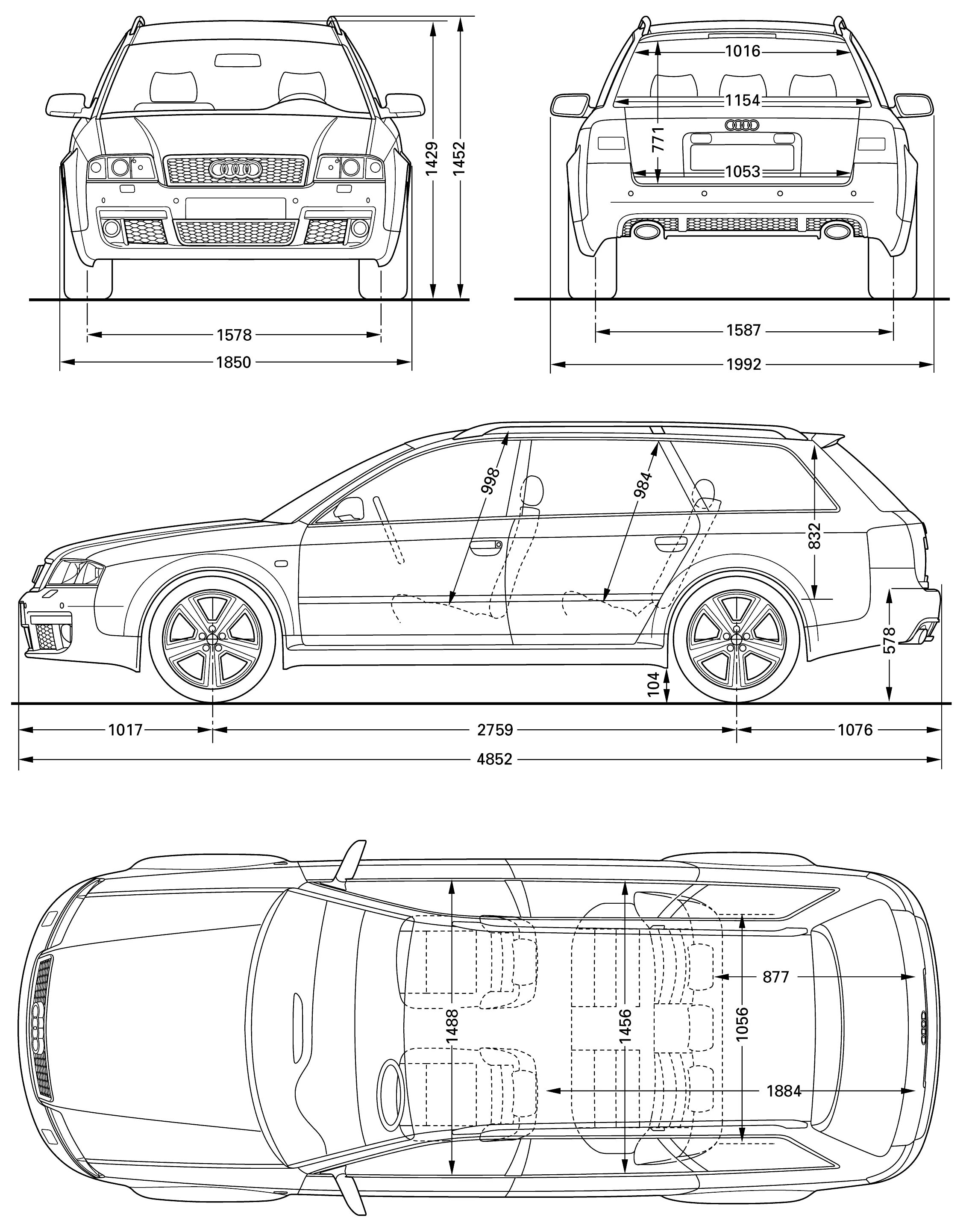 Длина рс. Audi a6 c6 универсал габариты. Audi rs6 чертеж. Audi a6 c8 чертежи. Ауди а6 с8 габариты.